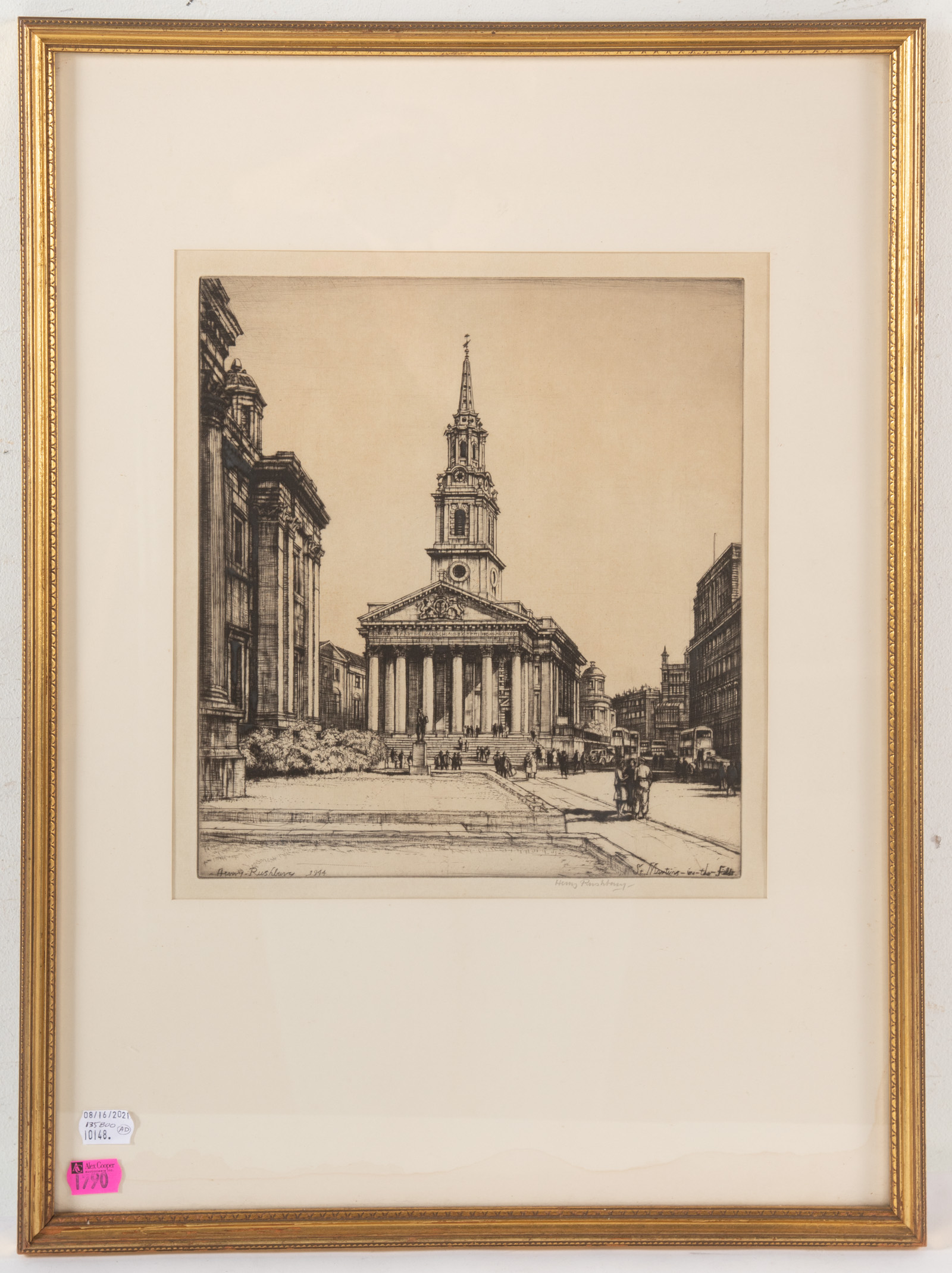 HENRY GEORGE RUSHBURY. "ST. MARTINS