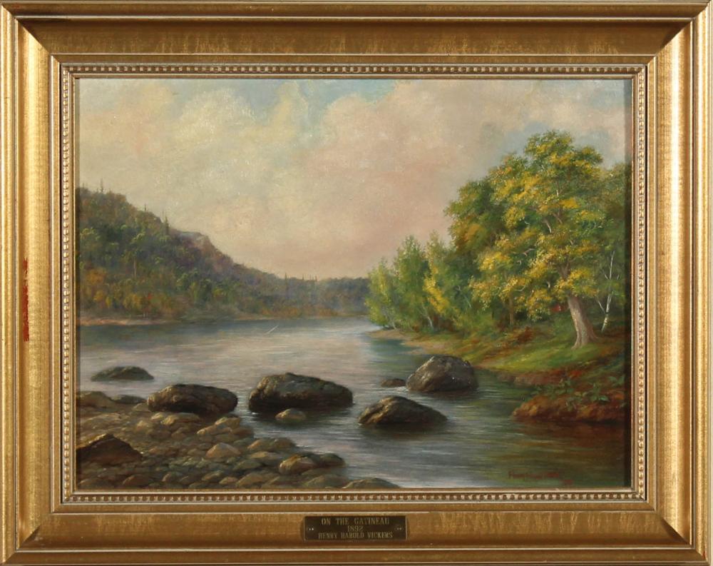HENRY HAROLD VICKERS OIL ON