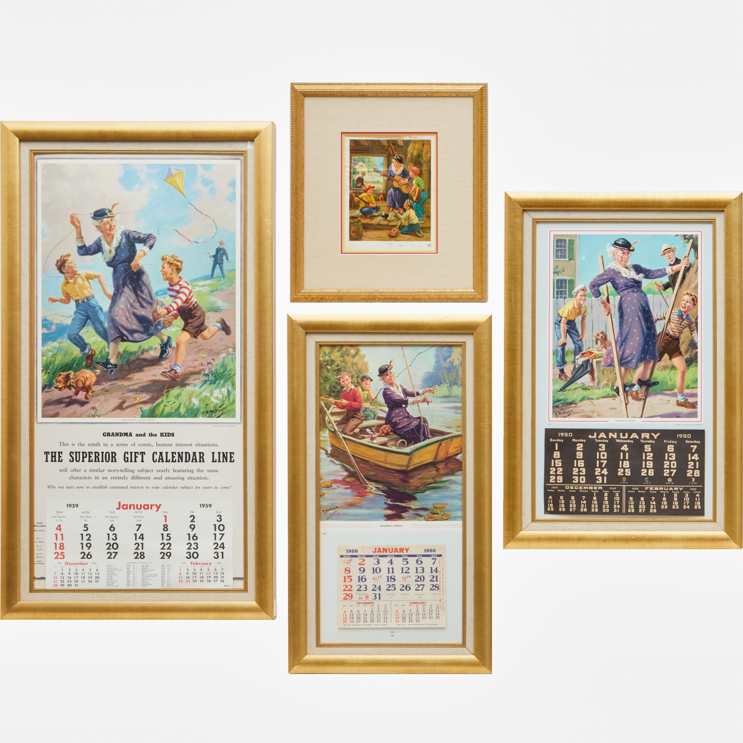 HENRY HINTERMEISTER, (4) FRAMED