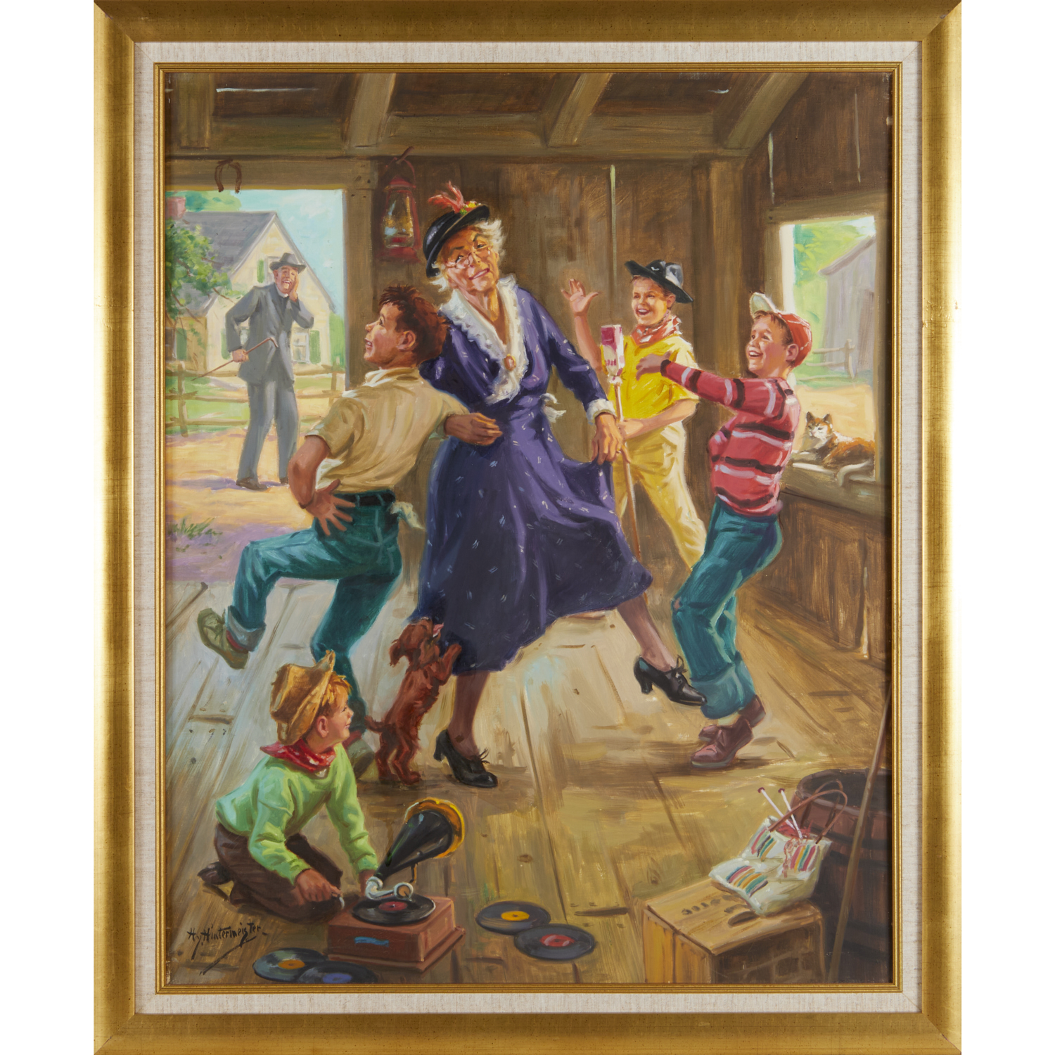 HENRY HINTERMEISTER, OIL ON