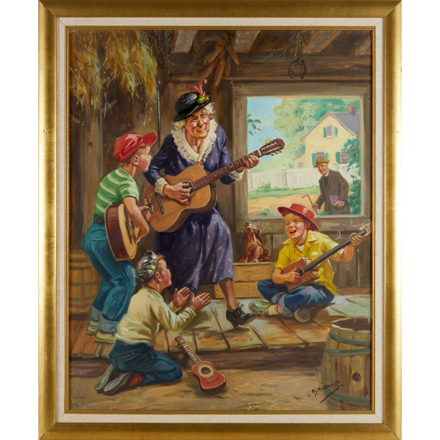 HENRY HINTERMEISTER, OIL ON