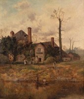 Henry Jarman/The Ferry/oil on