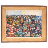 HENRY KALLEM. CITY ROOFTOPS, O