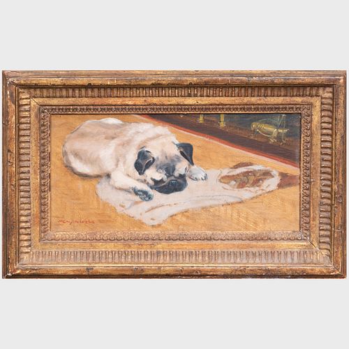 HENRY KOEHLER (1927-2018): TWO PUGS