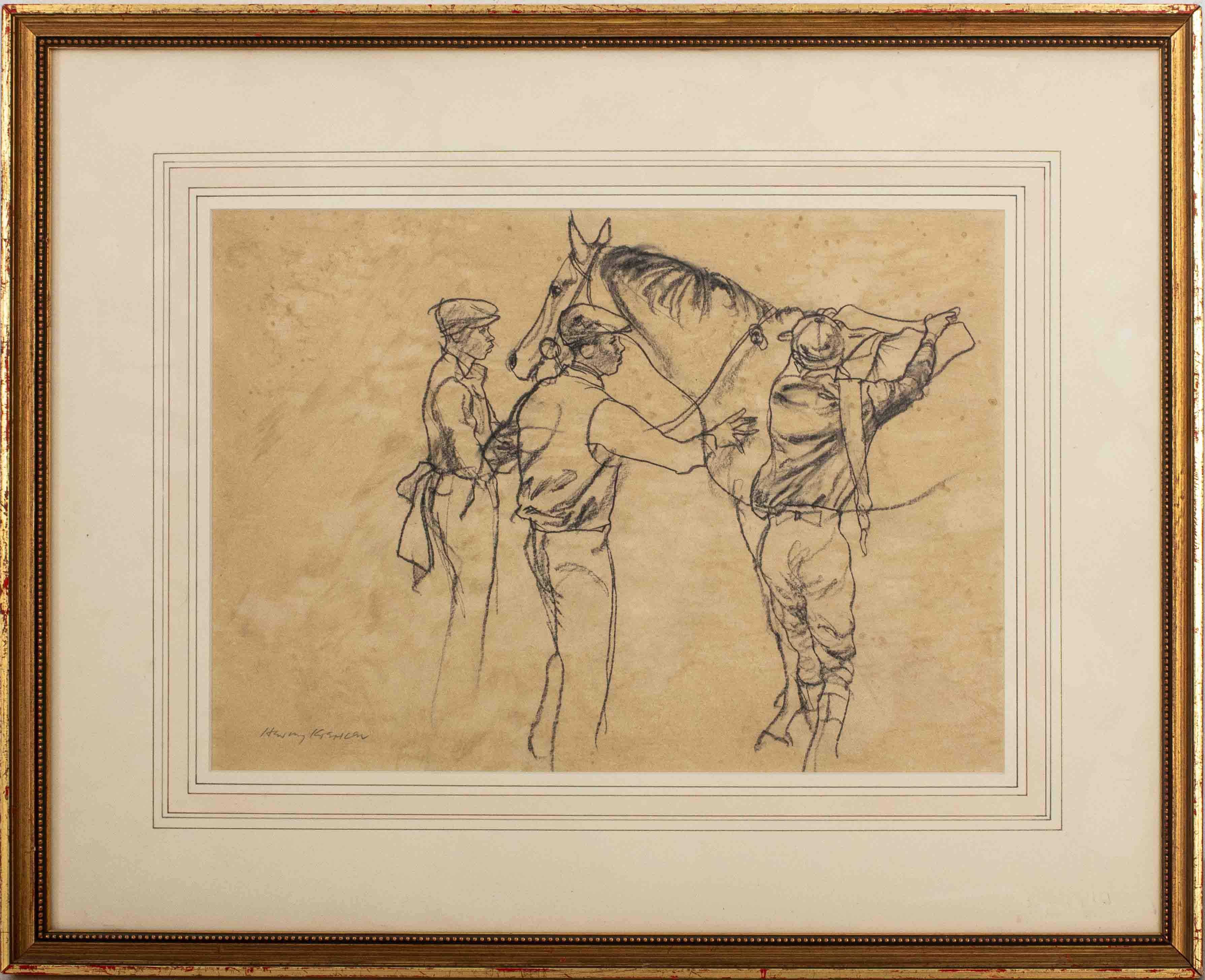 HENRY KOEHLER "UNSADDLING" GRAPHITE