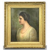 Henry L Wolff Oil portrait of