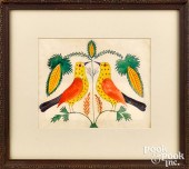 HENRY LAPP WATERCOLOR FRAKTURH