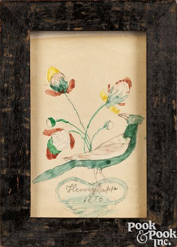 HENRY LAPP, WATERCOLOR ON PAPER