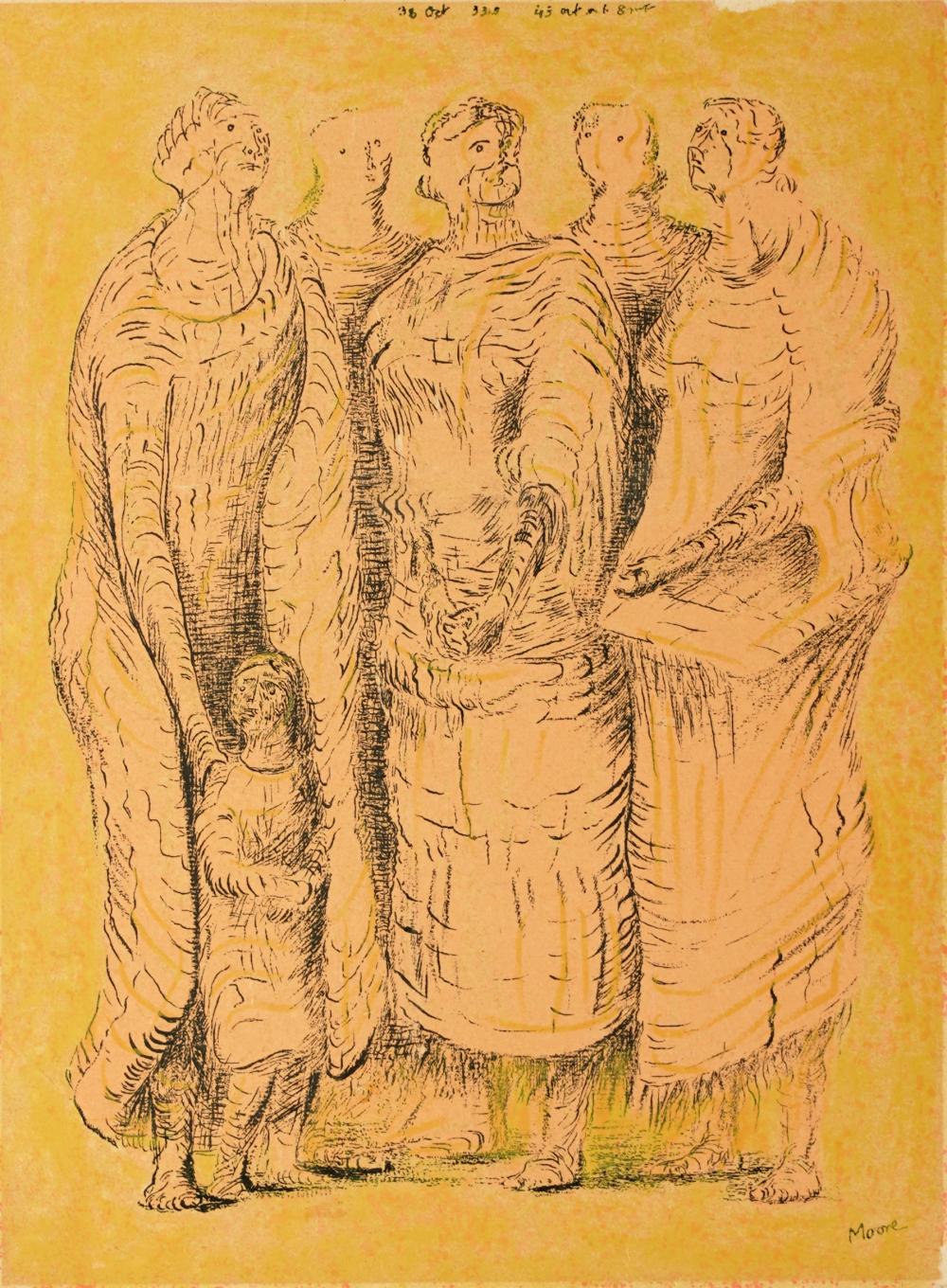 HENRY MOORE (1898 - 1986): STANDING