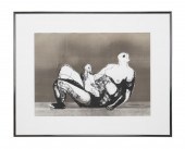 HENRY MOORE 1982 LITHOGRAPH, M
