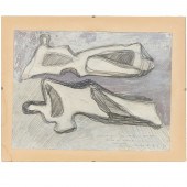 HENRY MOORE (ATTRIB.), PENCIL