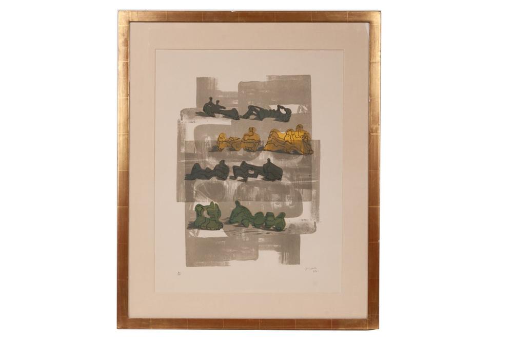 HENRY MOORE: "EIGHT RECLINING