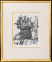 HENRY MOORE "MOTHER & CHILD W/