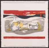 HENRY MOORE 'RECLINING FIGURE