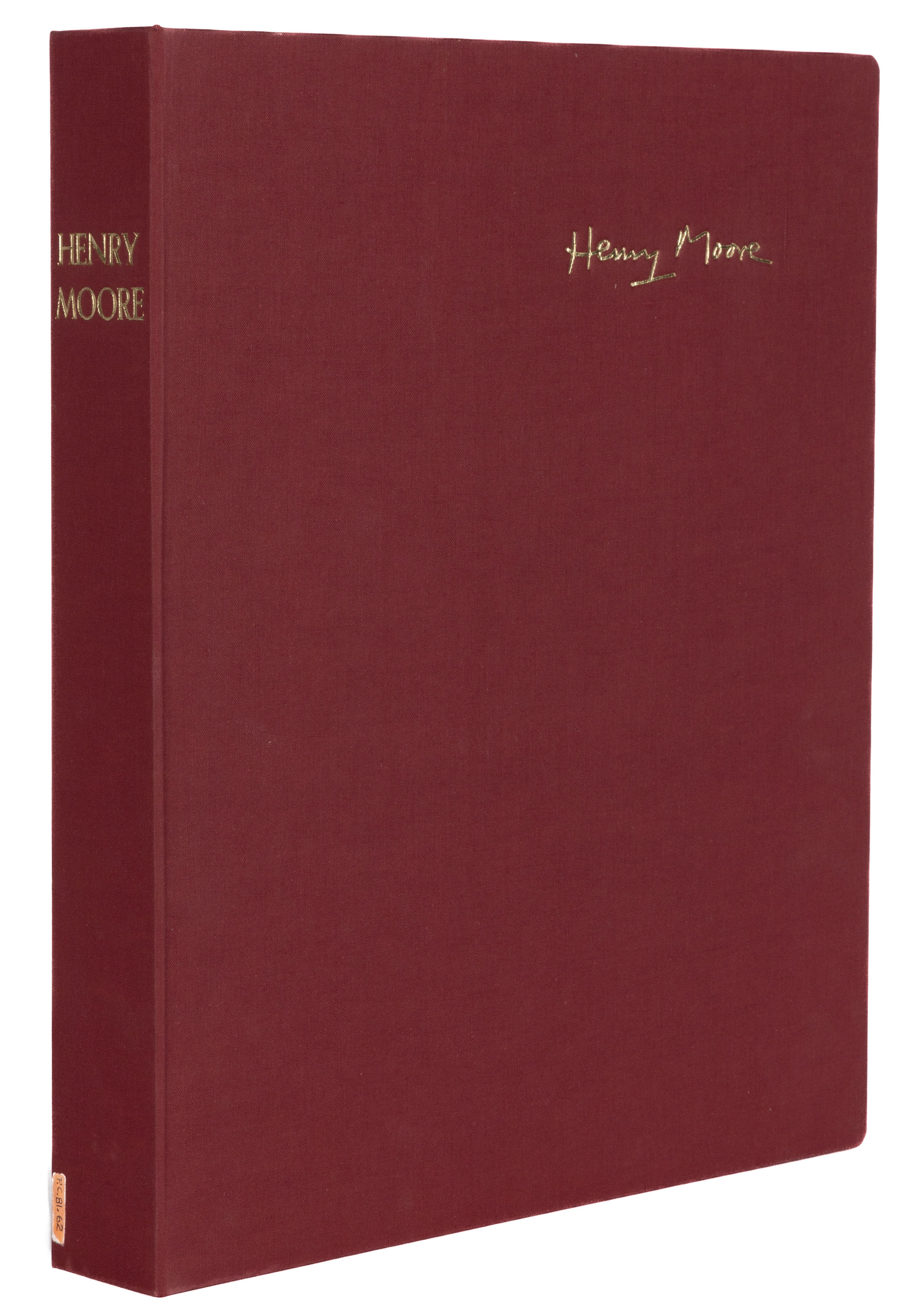 HENRY MOORE "SHELTER" SKETCH BOOK