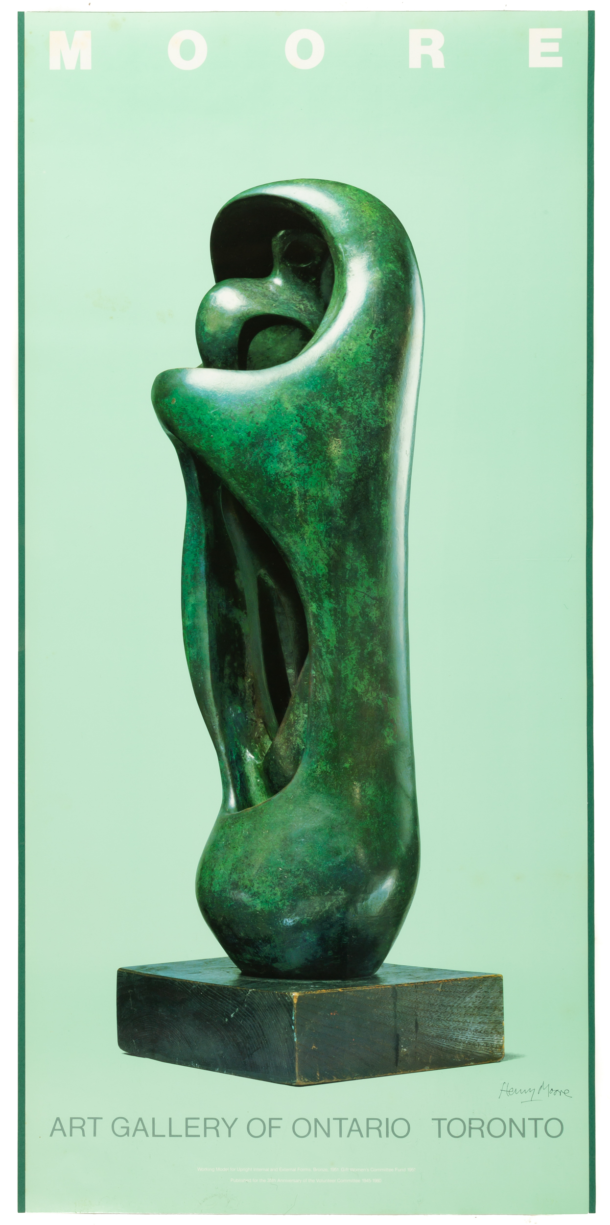 HENRY MOORE SIGNED EXHIBITION