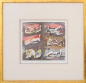HENRY MOORE "SIX RECLINING FIG