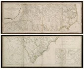 Henry Mouzon&#39;s map of the