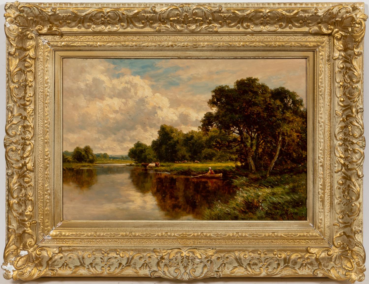 HENRY PARKER, THAMES RIVER, OIL