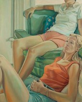 HENRY RANSOM / TWO SEATED WOME