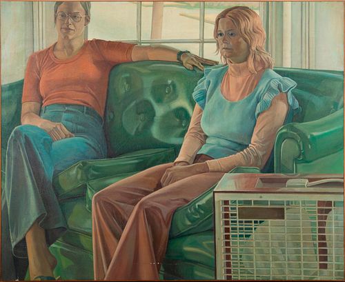 HENRY RANSOM / TWO SEATED WOMEN