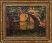 HENRY RICHTER, VENICE CANAL, O