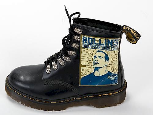 HENRY ROLLINS SIGNED DOC MARTENS