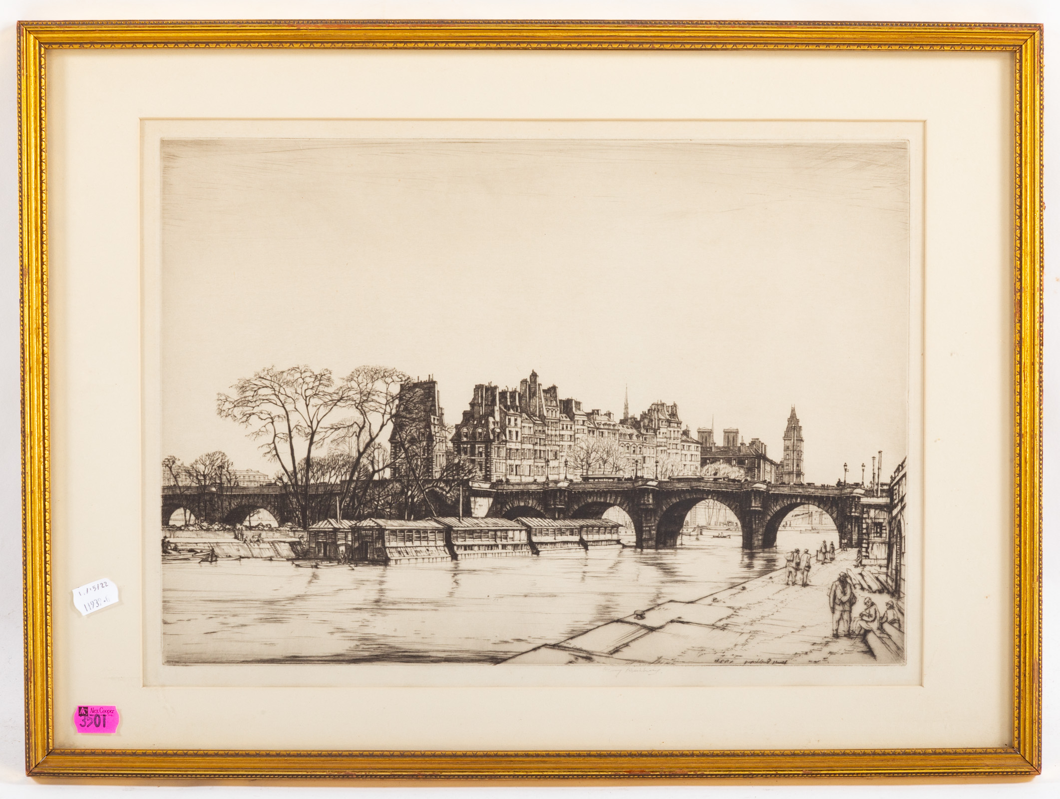 HENRY RUSHBURY. "ILE DE LA CITE,