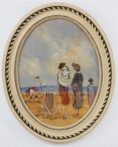 HENRY SAINT CLAIR OIL ON BOARD