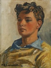 HENRY SCHNAKENBERG OIL ON CANV