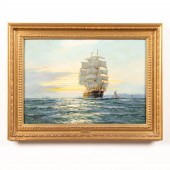 HENRY SCOTT, NAUTICAL SCENE, O