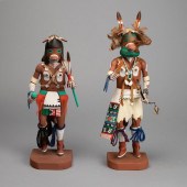 HENRY SHELTON, PAIR OF KATSINA