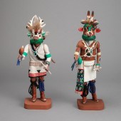 HENRY SHELTON, PAIR OF KATSINA