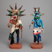 HENRY SHELTON, PAIR OF KATSINA