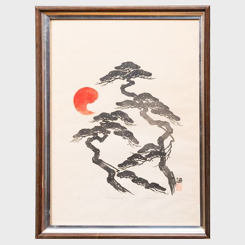 HENRY SUGIMOTO (1900-1990): PINE