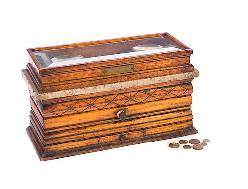 HENRY TROEMNER VICTORIAN OAK AND