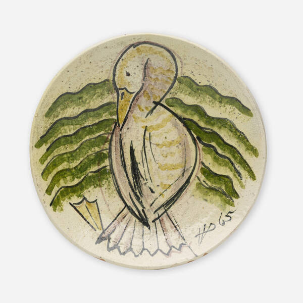 Henry Varnum Poor. Plate with duck.