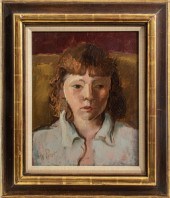 HENRY VARNUM POOR PORTRAIT OIL