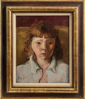 HENRY VARNUM POOR PORTRAIT OIL