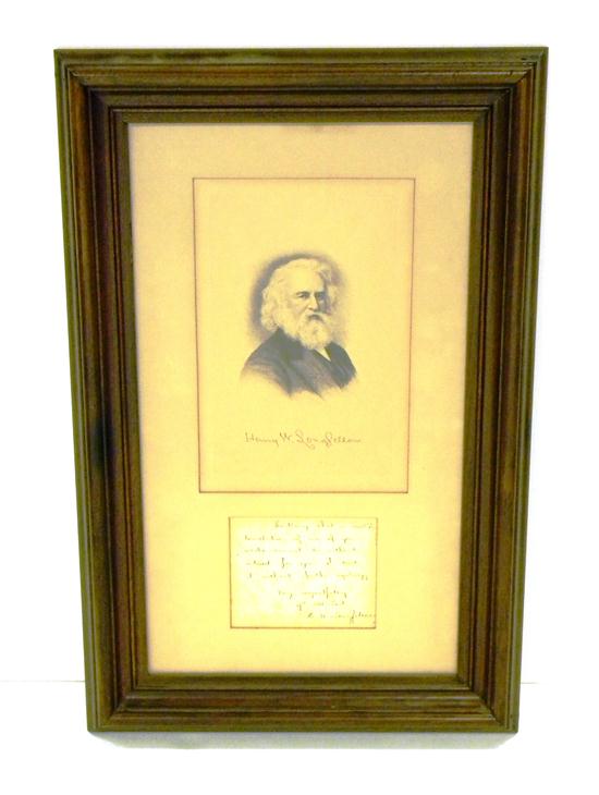 Henry W. Longfellow (American 