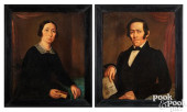 HENRY WALTON, PAIR OF OIL ON C