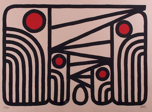 HENRY WESSEL ABSTACT LITHO