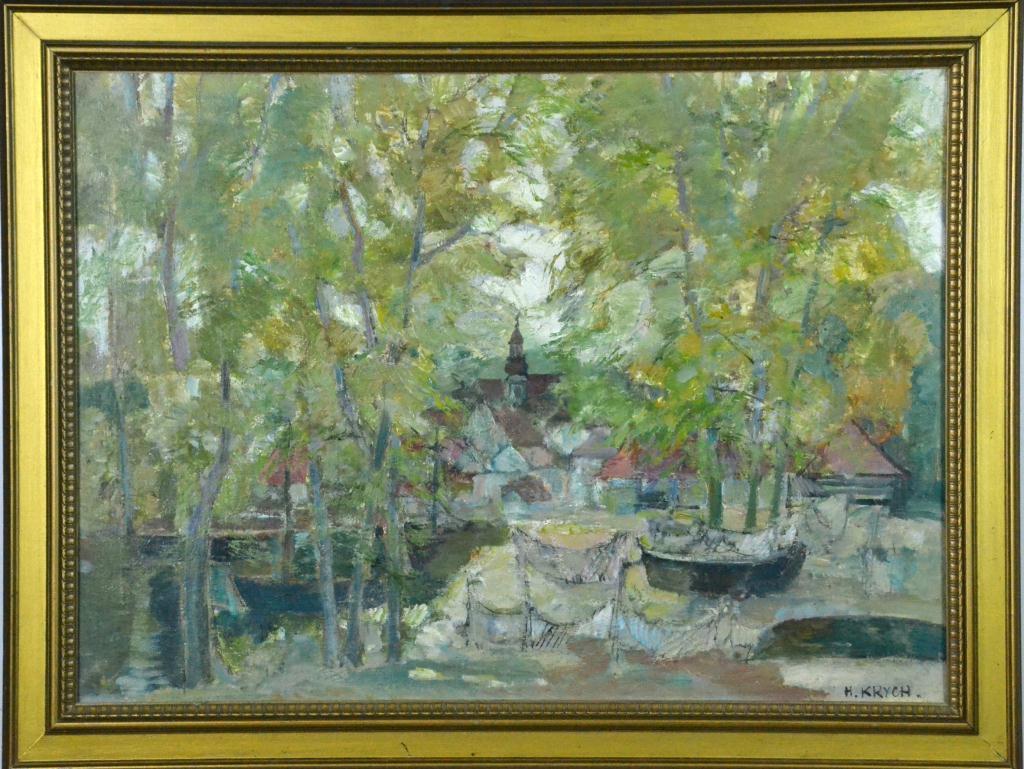 Henryk Krych Oil Painting on