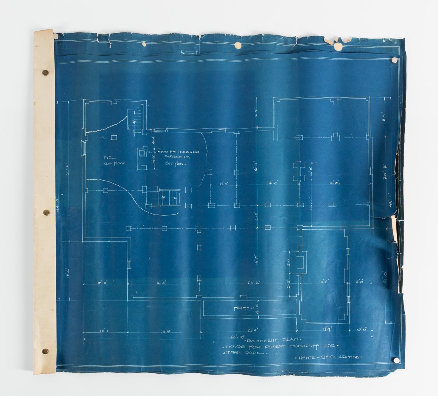 HENTZ & REID BLUEPRINTS, INMAN PARK