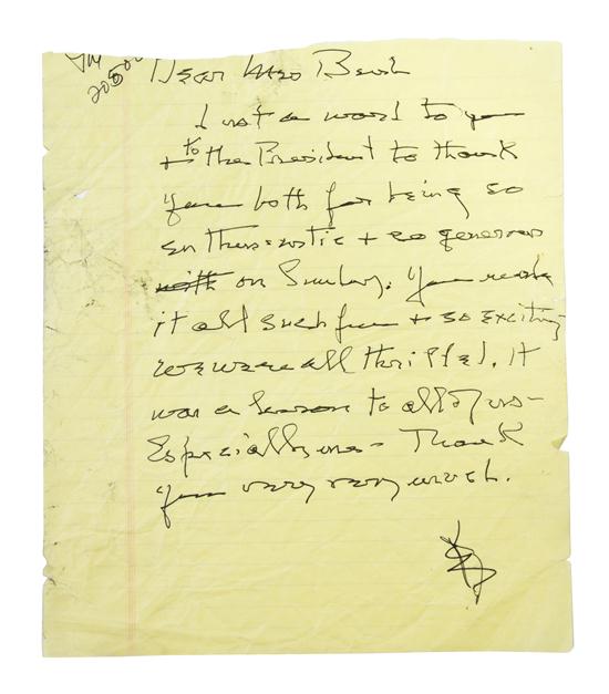 HEPBURN KATHARINE Autographed
