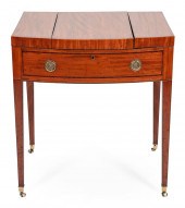 HEPPLEWHITE BOWFRONT BEAU BRUM