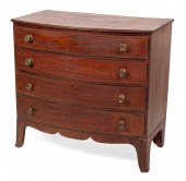 HEPPLEWHITE BOWFRONT CHEST CIR