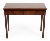 HEPPLEWHITE CARD TABLE 19TH CE