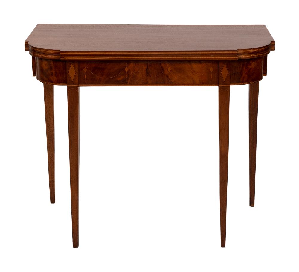 HEPPLEWHITE CARD TABLE AMERICA,