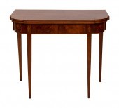HEPPLEWHITE CARD TABLE AMERICA